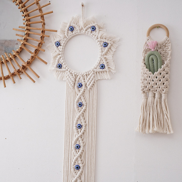 Decorative Macramé Sun-Shaped Wall Hanging Kalsten