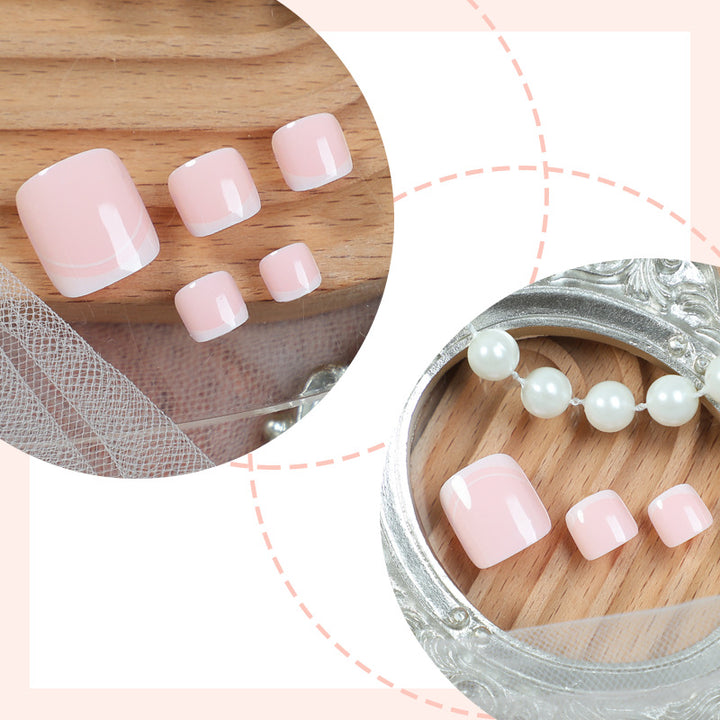 Premium Press-On Nail Set with Decorative Marble Design Kalsten