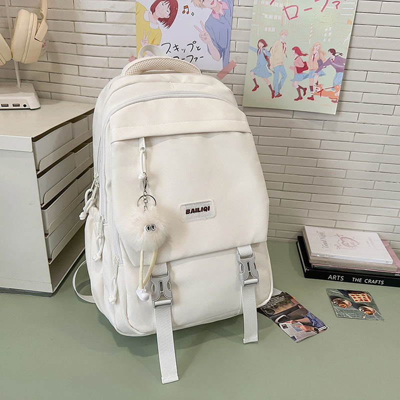 Stylish Multi-Functional Backpack with Decorative Features Kalsten