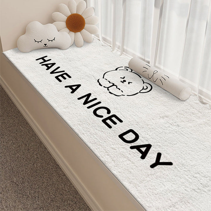 Cute Cat-Themed Plush Bath Mat Kalsten
