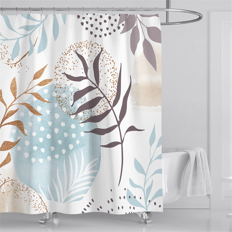 Floral Pattern Shower Curtain Kalsten