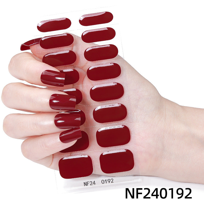 Glossy Finish Gel Nail Wraps