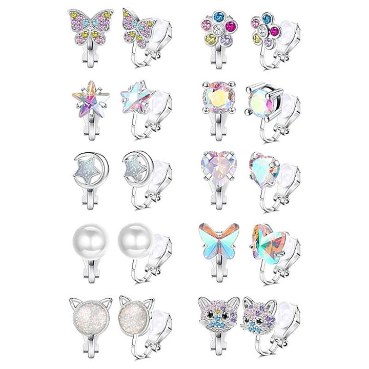 Charming Clip-On Earrings Set Kalsten