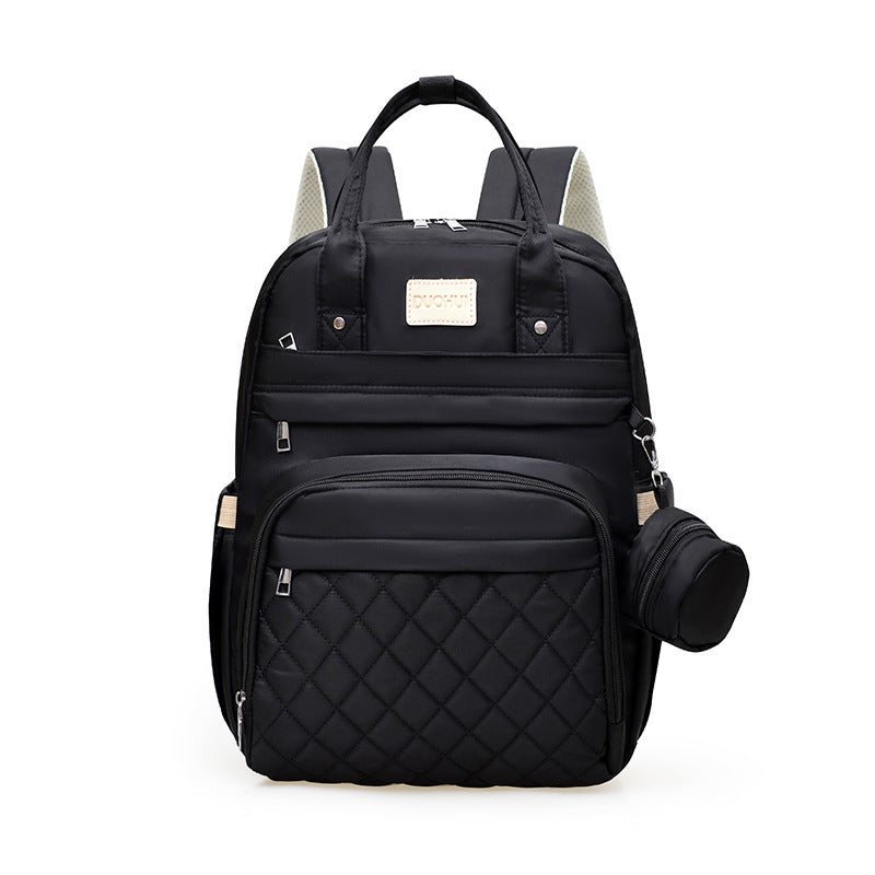 Quilted Multi-Compartment Backpack Kalsten