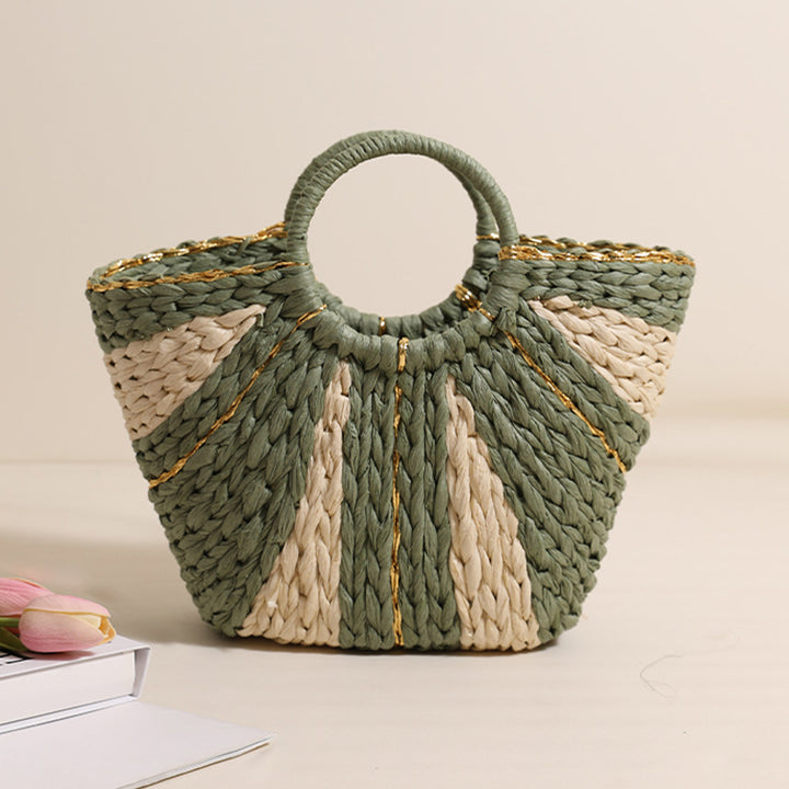 Handcrafted basket bag in modern design Kalsten