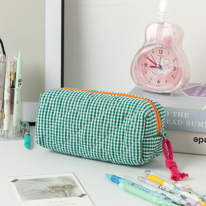 Quilted Zippered Pencil Case Kalsten