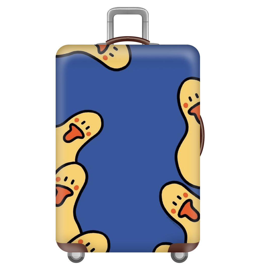 Women's Hard Shell Suitcase with Cheerful Kalsten Design