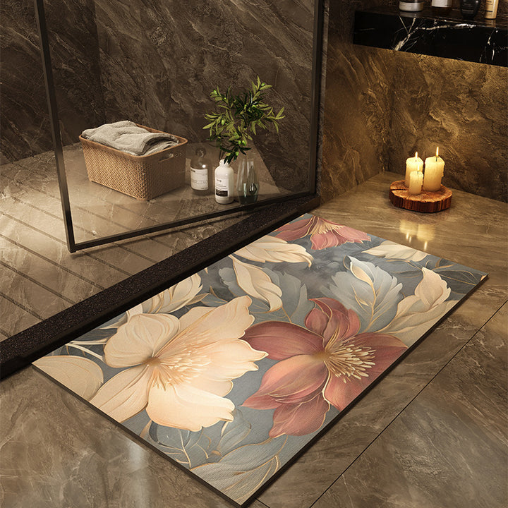 Abstract Geometric Shower Mat