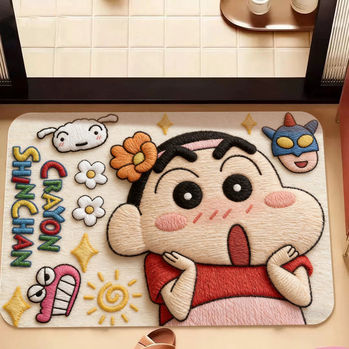 Cartoon-Themed Plush Area Mat Kalsten