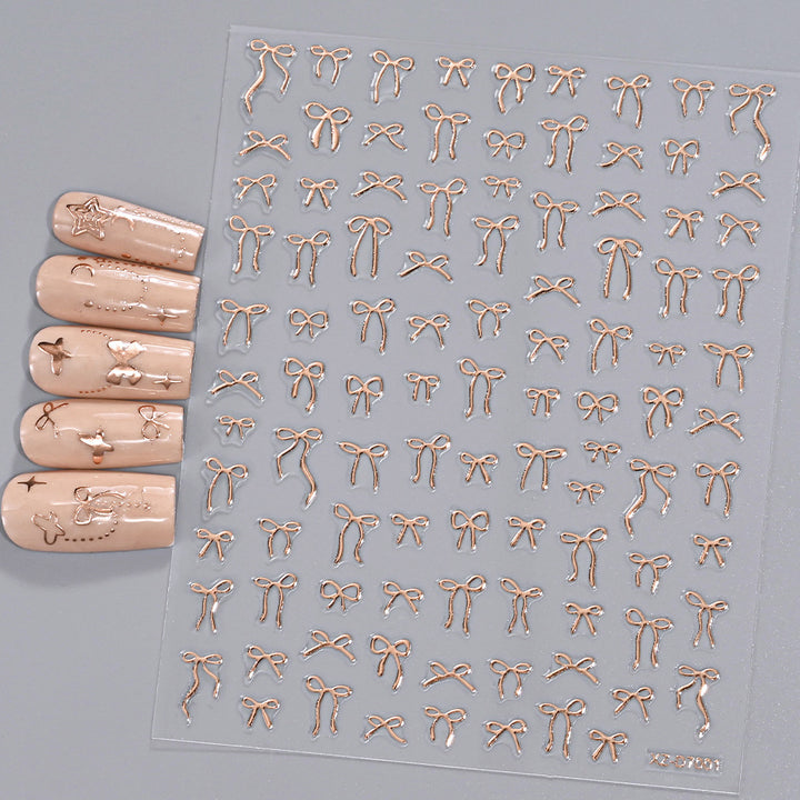Floral Decorative Nail Art Stickers