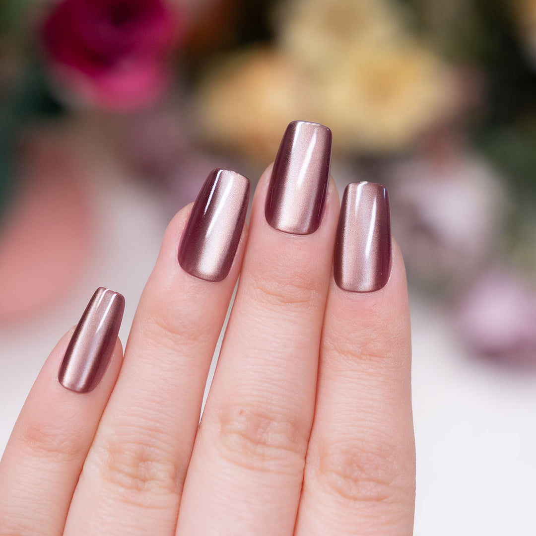 Glossy Press-On Nail Art  1791110921