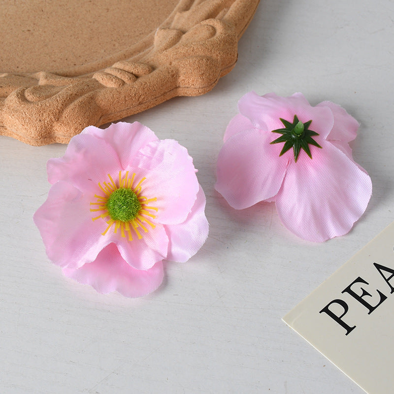 Floral Accent  Hair Clips