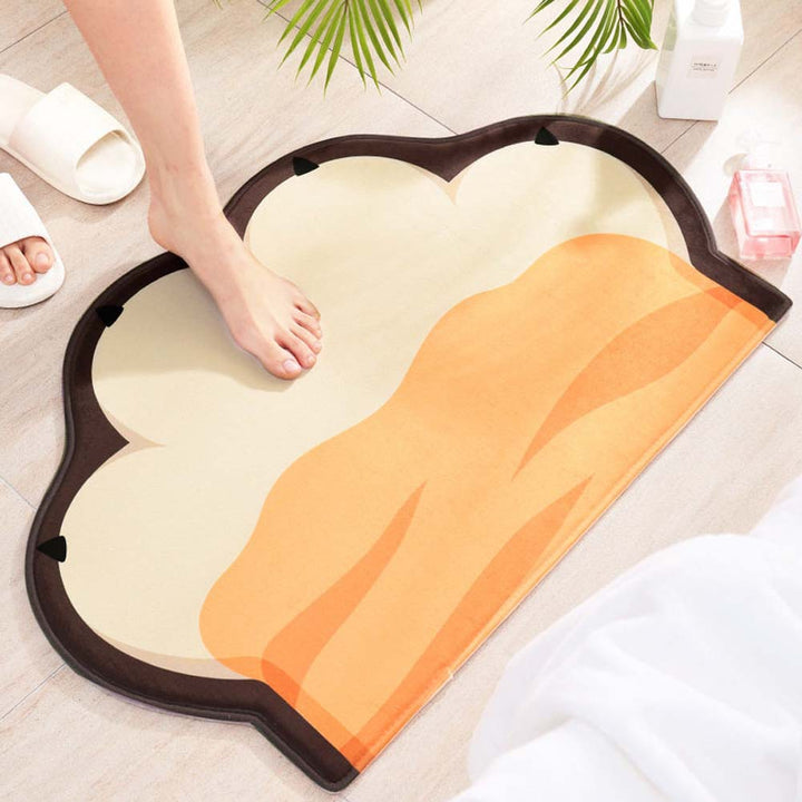 Playful Animal Design Bath Mat
