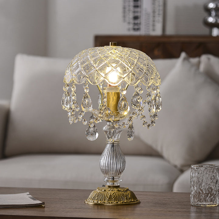 Elegant Crystal Table Lamp