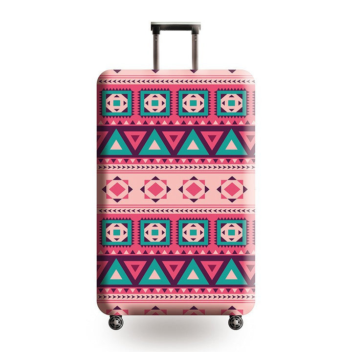 Women's Hard Shell Suitcase with Ethnic Pattern Kalsten