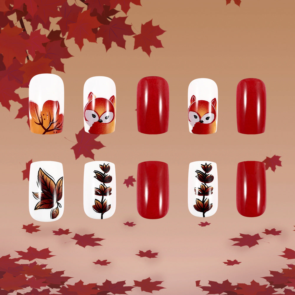 Creative Forest-Themed Nail Art Set Kalsten