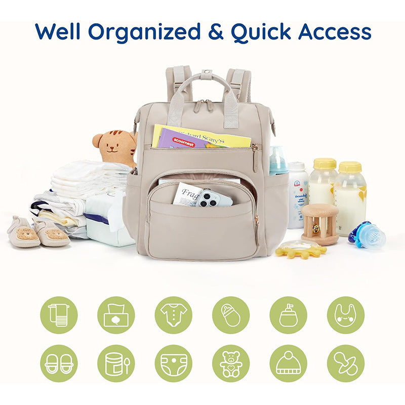 Multifunctional backpack with insulated laptop compartment and practical outer pockets Kalsten