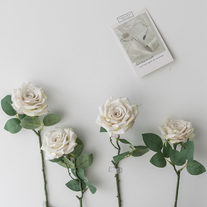 Realistic Silk Rose Stem