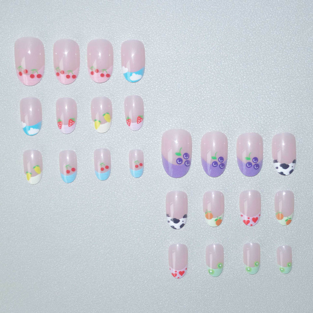 Creative Fruit-Themed Nail Art Kit