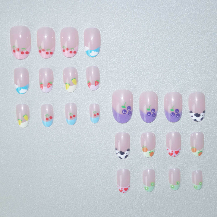 Creative Fruit-Themed Nail Art Kit