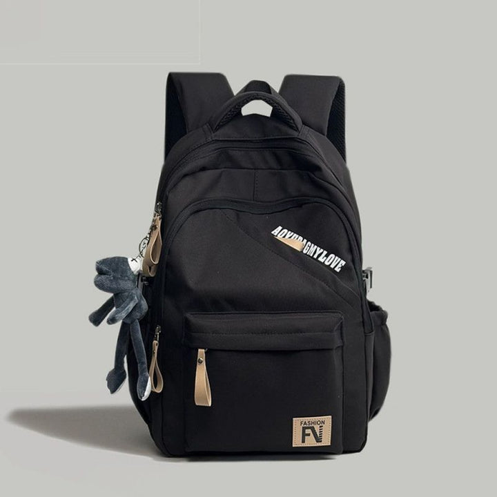 Versatile Urban Backpack with Cute Keychain Kalsten