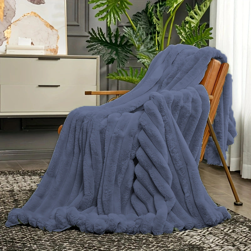 Luxurious Plush Throw Blanket