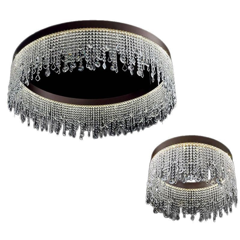 Contemporary Crystal Pendant Chandelier