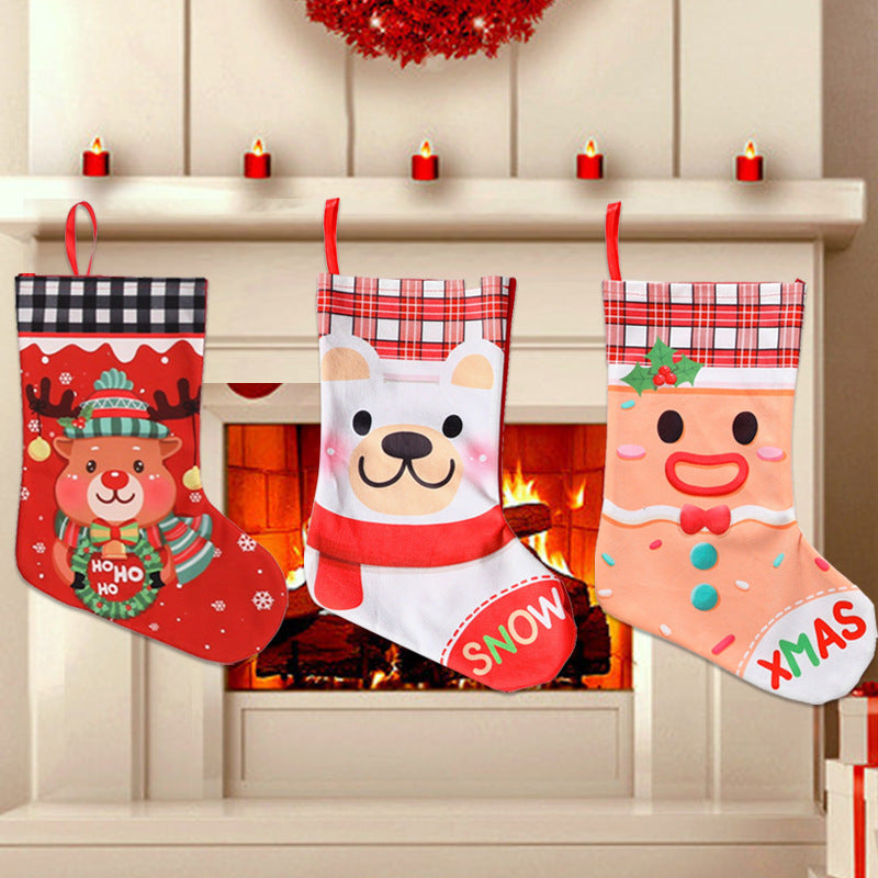Christmas Themed Decorative Stocking