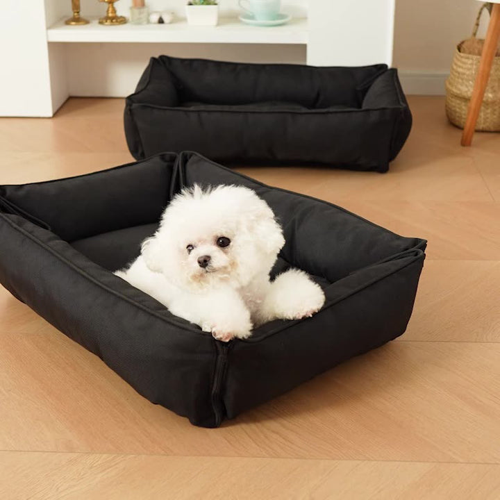 Cozy Bolstered Dog Bed