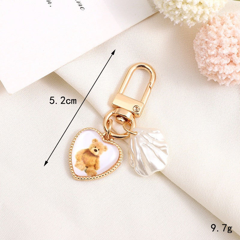 Playful keychain with teddy bear motif Kalsten