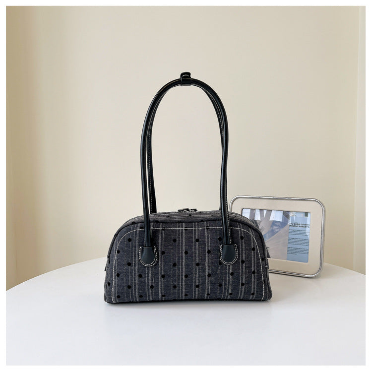 Polka Dot Accent Handbag
