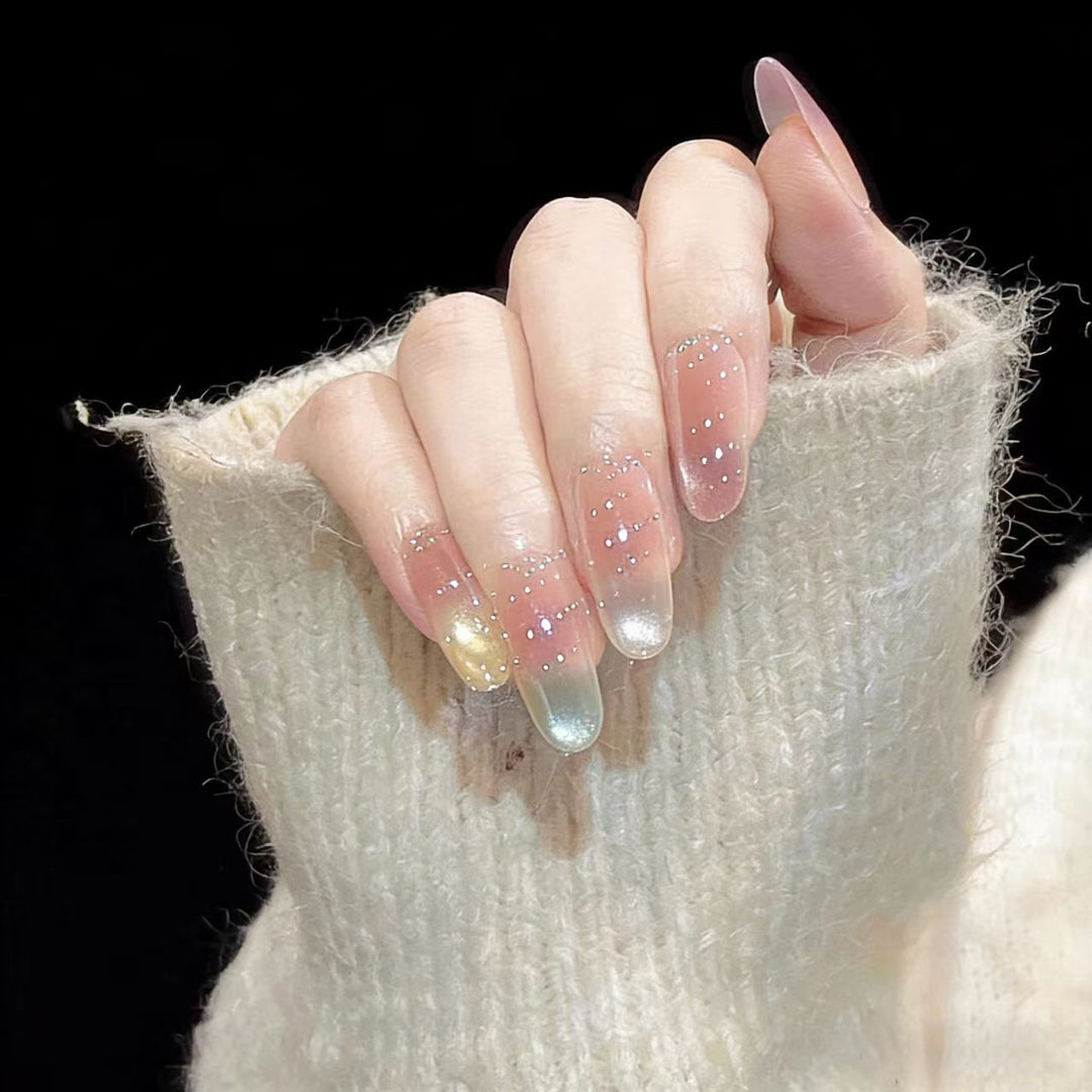 Artistic Gradient Nail Extensions