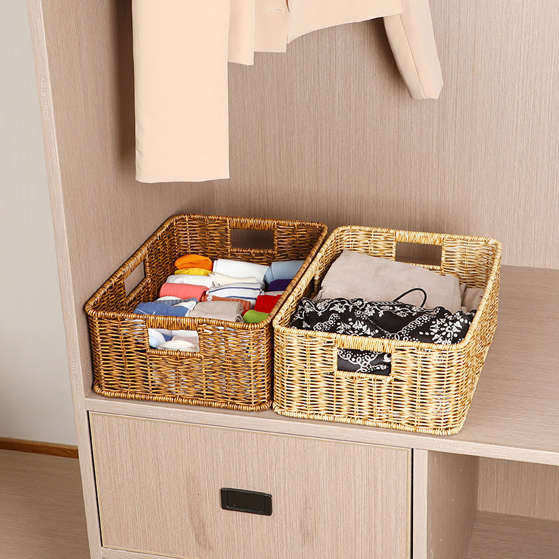 Handwoven Rustic Storage Basket Kalsten