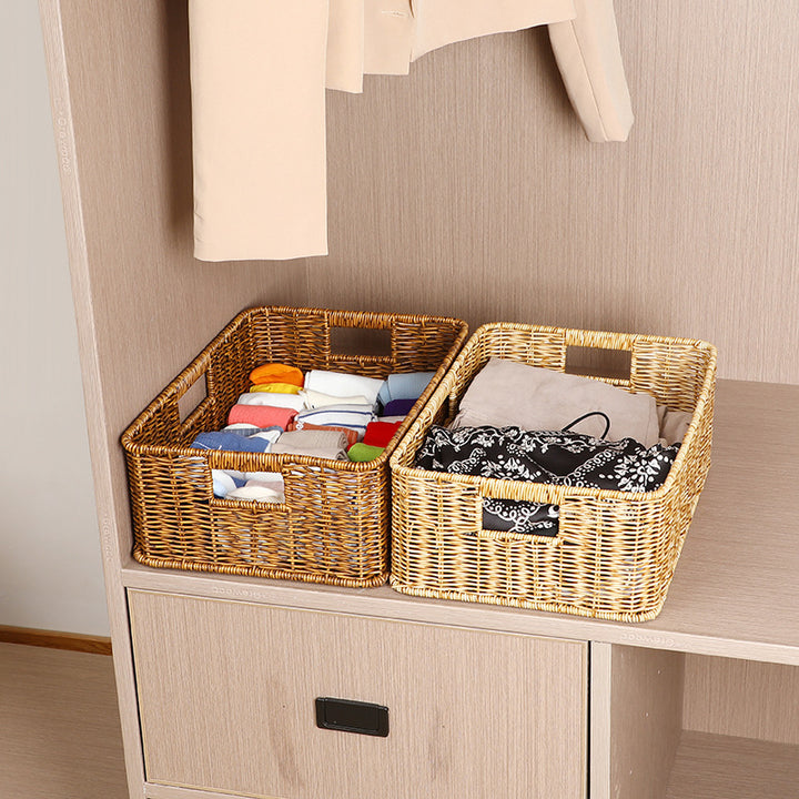 Handwoven Rustic Storage Basket Kalsten