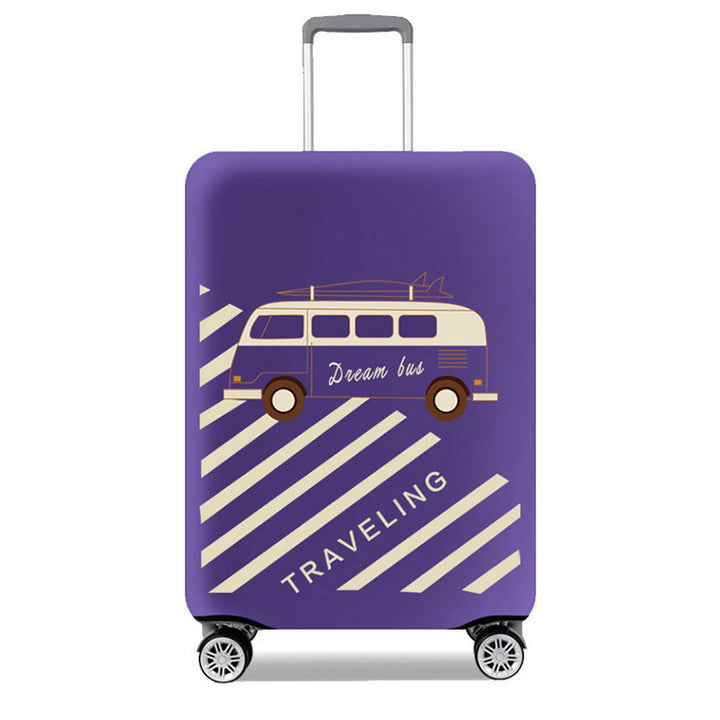 Women's Hard Shell Suitcase with Modern Geometric Design Kalsten