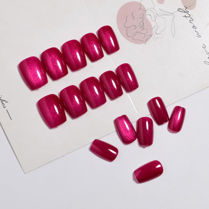 Glittering Press-On Nail Set Kalsten