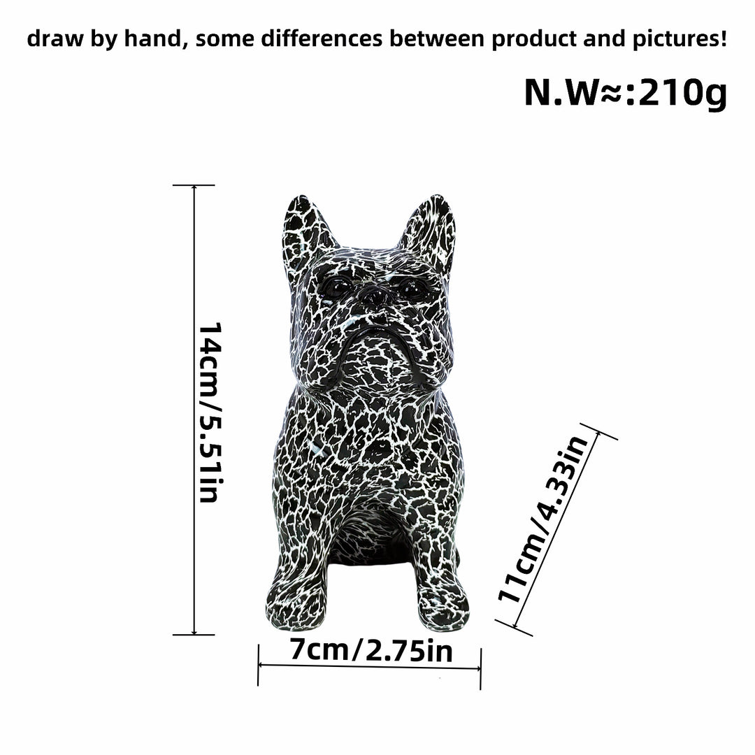 Artistically designed bulldog figure Kalsten