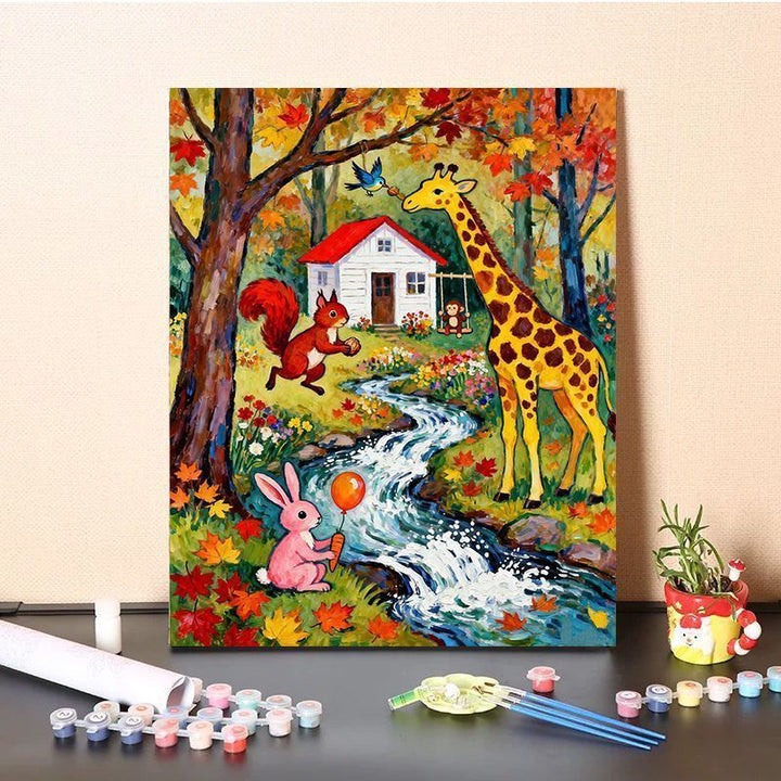 Vibrant Nature-Themed Paint by Numbers Art Kit Kalsten