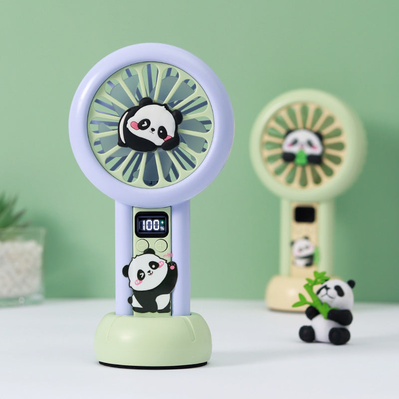 Ladies Portable Hand Fan in Panda Design Kalsten