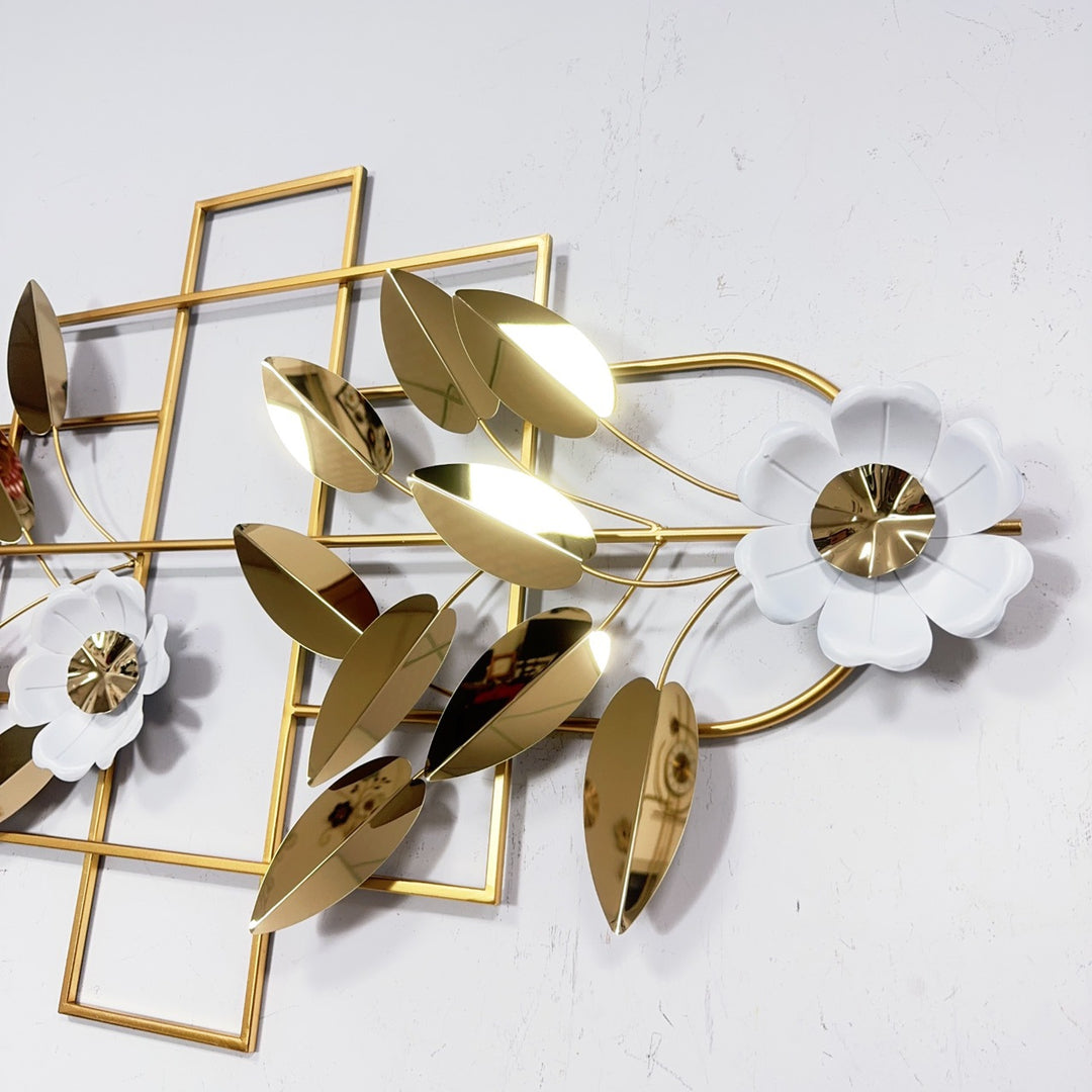 Elegant Botanical Wall Art Sculpture Kalsten