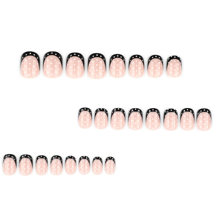 Artful nail art with elegant dots and ombre effect Kalsten