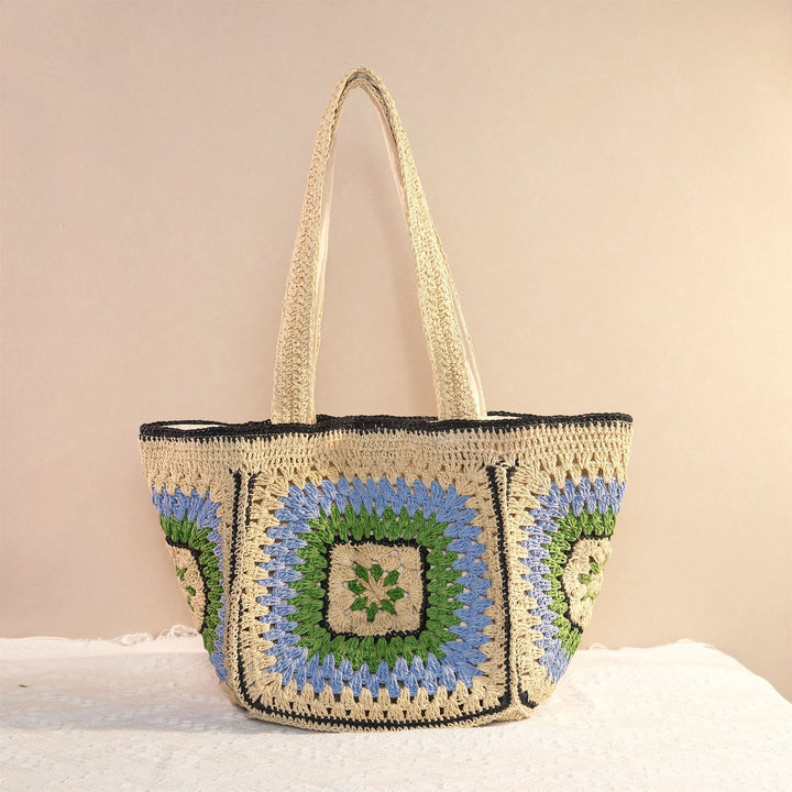 Hand-knotted cotton tote bag Kalsten