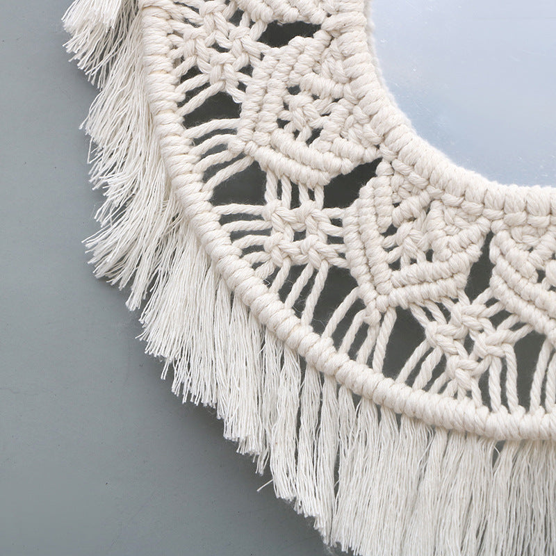 Decorative Macrame Mirror Kalsten