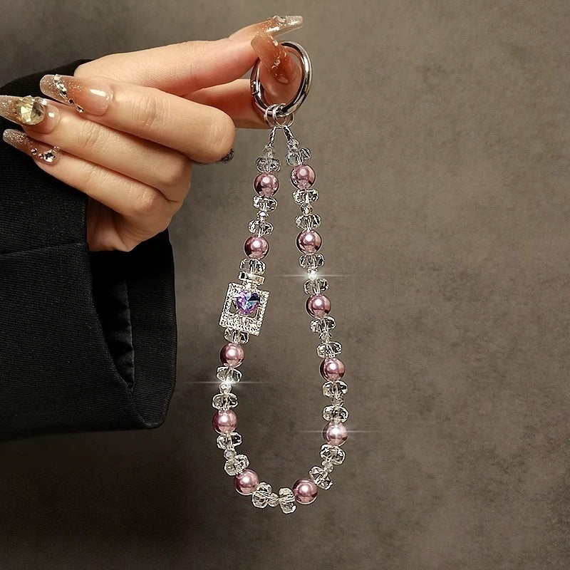 Crystal Beaded Charm Keychain Kalsten