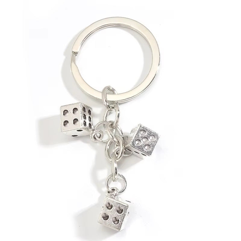 Dice-Inspired Charm Keychain Kalsten