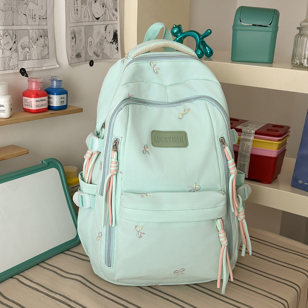 Cute Embroidered Casual Backpack Kalsten