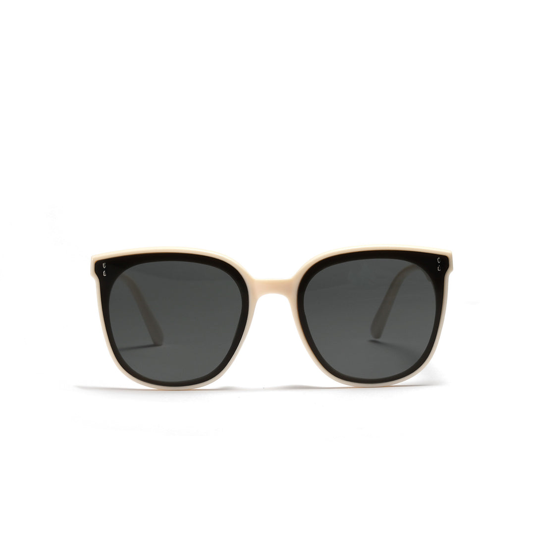 Women’s fashionable square sunglasses with high-quality transparent frame Kalsten