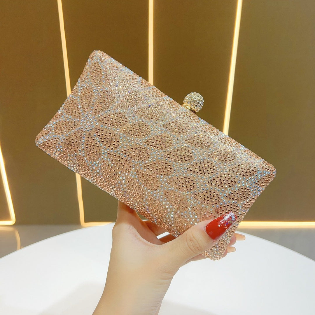 Rhinestone-Embellished Clutch