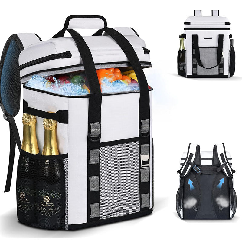 Unisex nan insulated cooler backpack with large capacity, bottle holders and breathable back cushion Kalsten