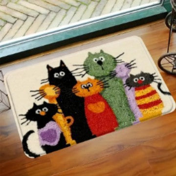 Artistic Cat Decorative Mat